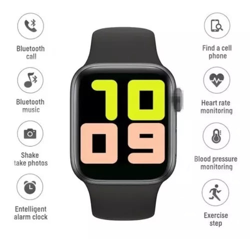 SMARTWATCH T500 NEGRO